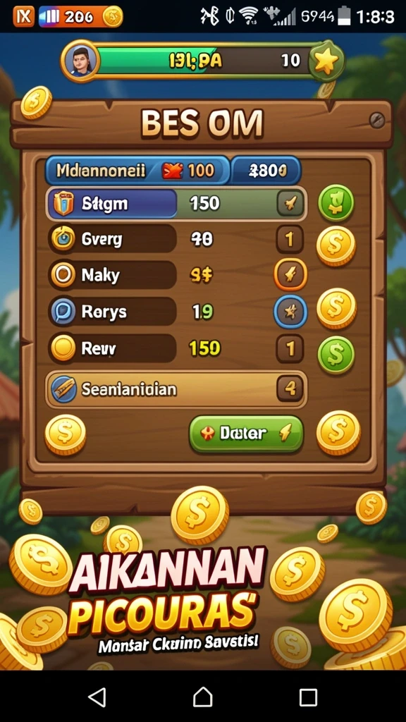 Tangkapan layar menampilkan gameplay yang menarik dan berwarna-warni.