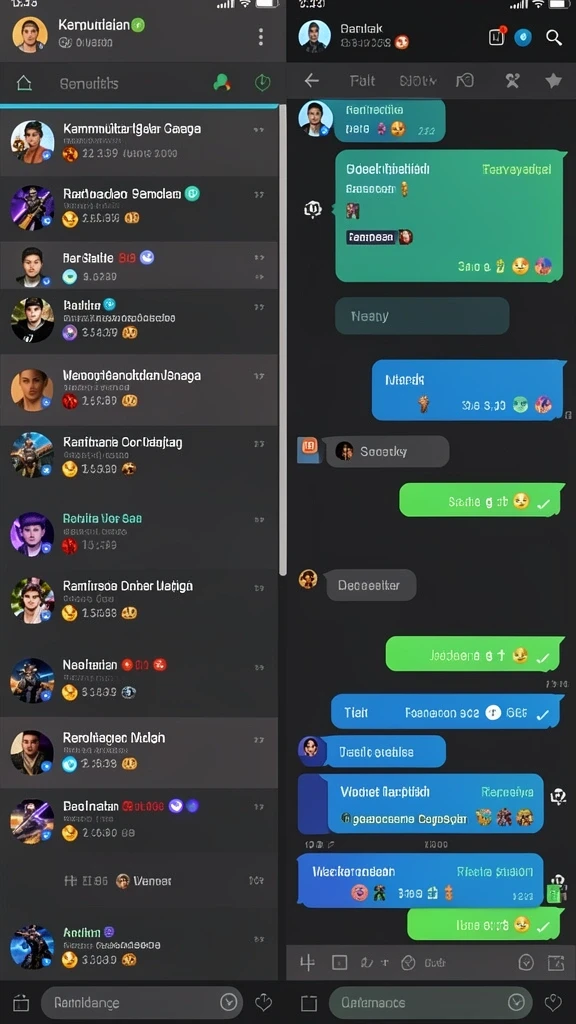 Tampilan awal game dengan antarmuka yang menarik.