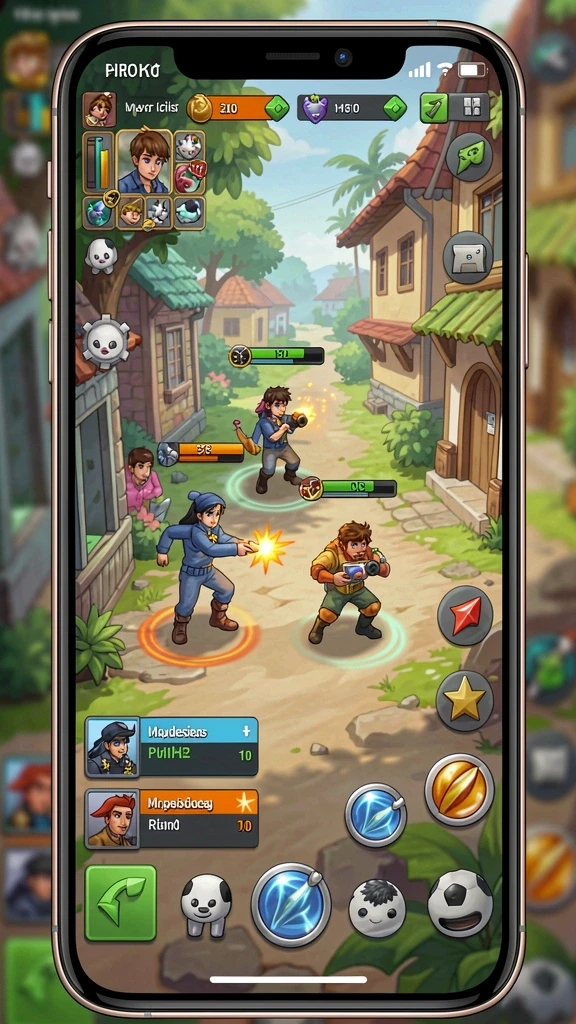 Gameplay yang seru dan penuh tantangan setiap saat.