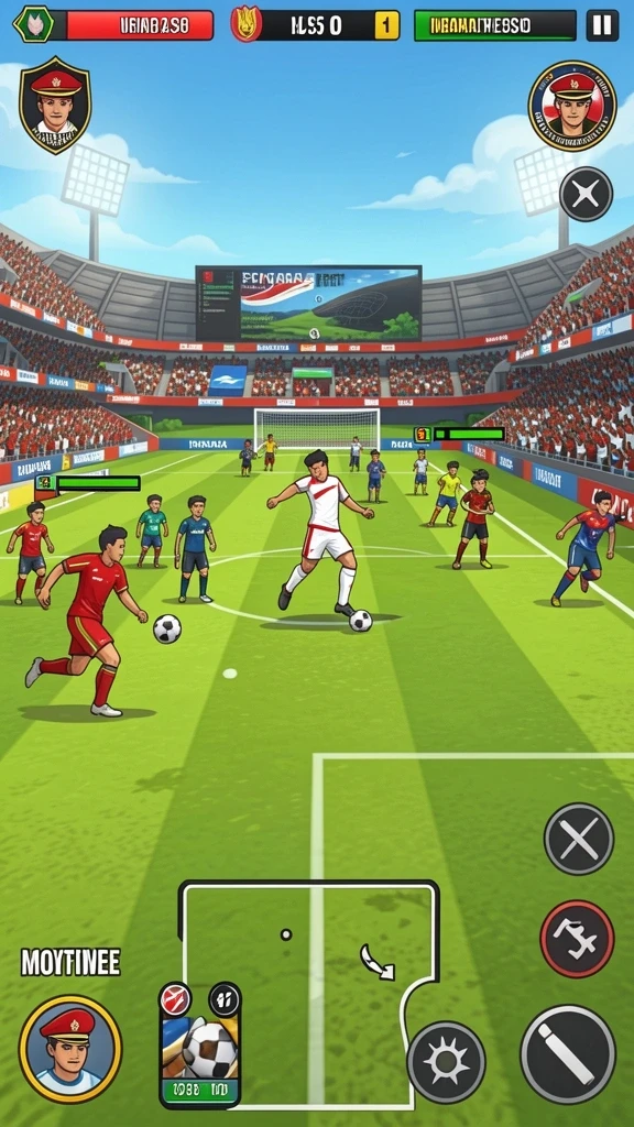 Gambar gameplay saat menyelesaikan level.