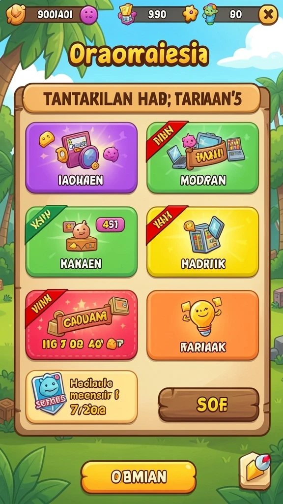 Screenshot memperlihatkan leaderboard global yang kompetitif.