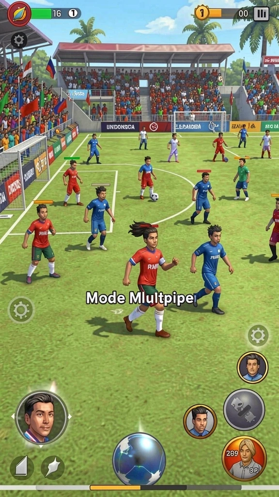 Tangkapan layar dari pemandangan indah dalam game.