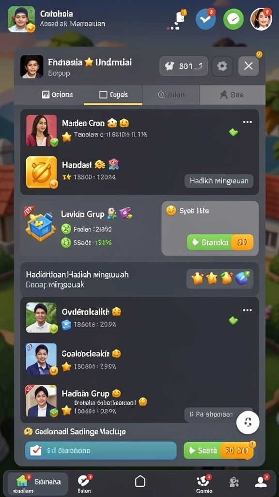 Fitur bonus harian yang menarik untuk pengguna.