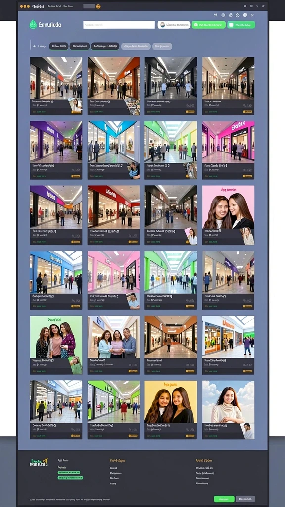 Tampilan utama GEBYAR4D dengan antarmuka yang intuitif.