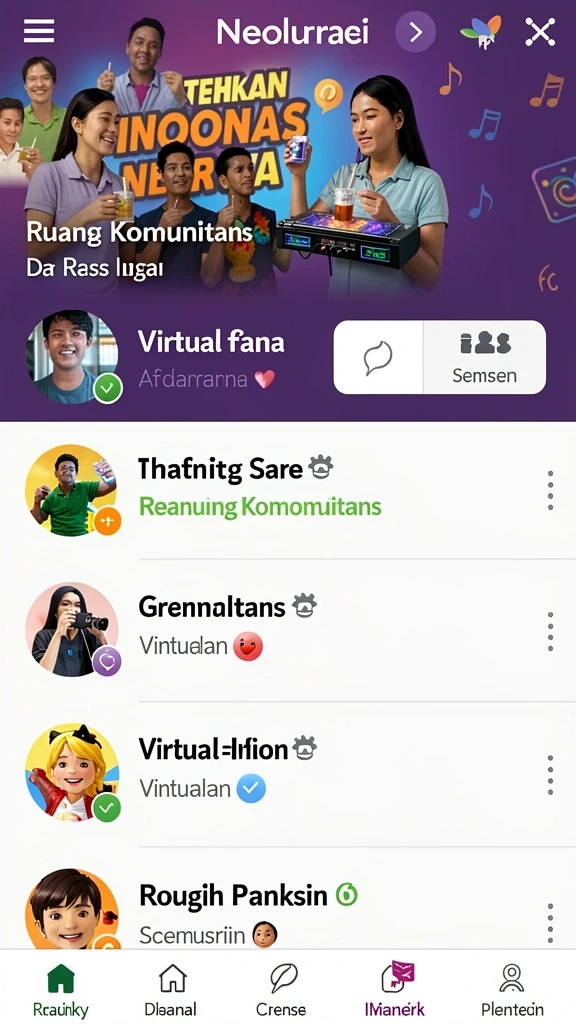 Grafis yang memukau dan mudah dipahami.
