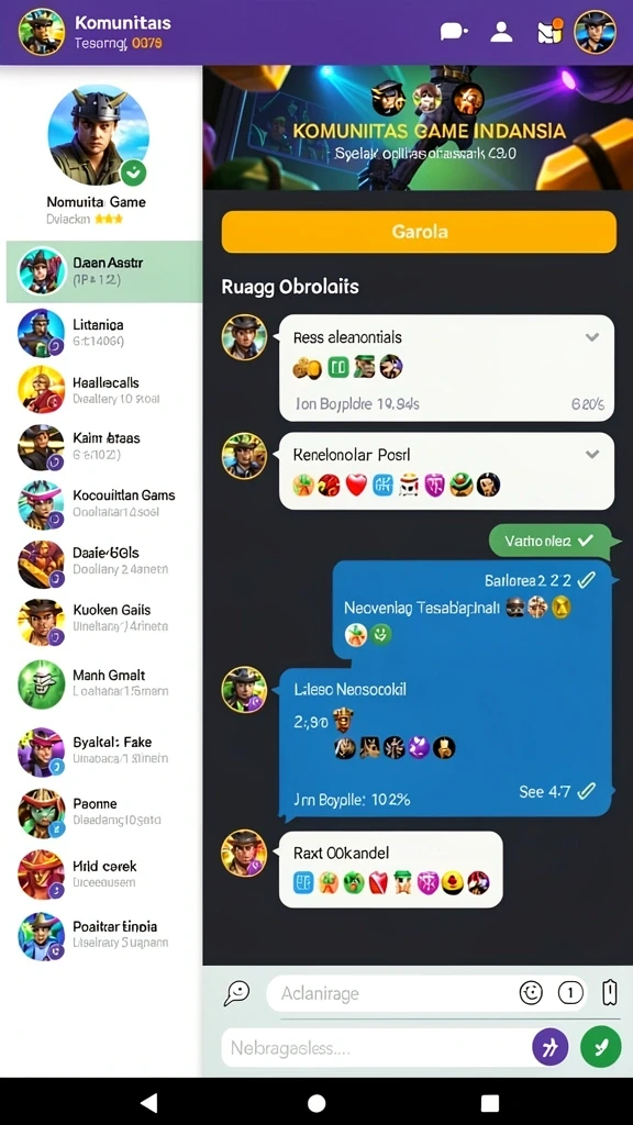 Karakter unik yang membuat permainan lebih seru.