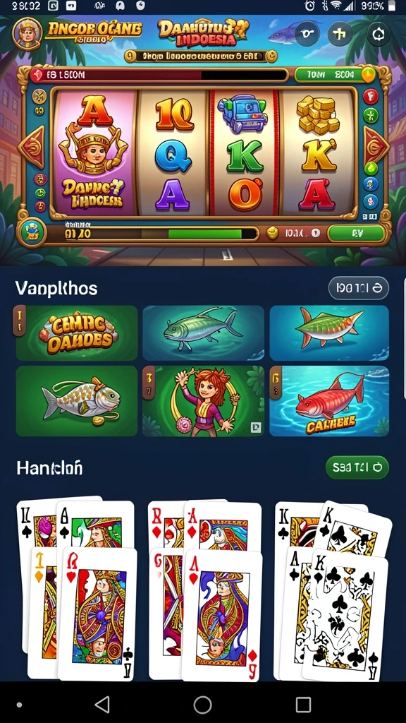 Tampilan utama IDAGAME yang menarik dan intuitif.