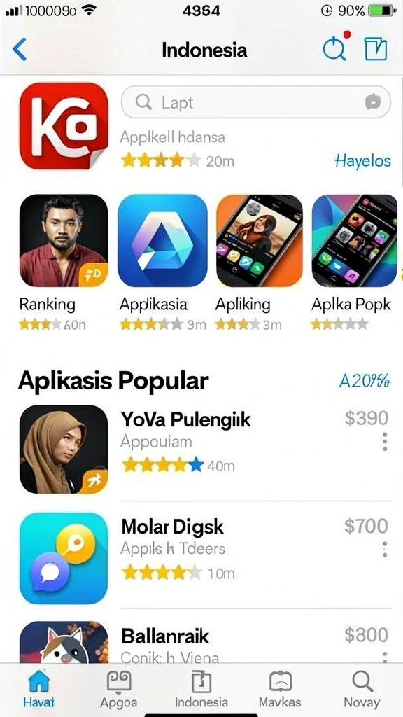 Screenshot menunjukkan antarmuka yang menarik dan intuitif.