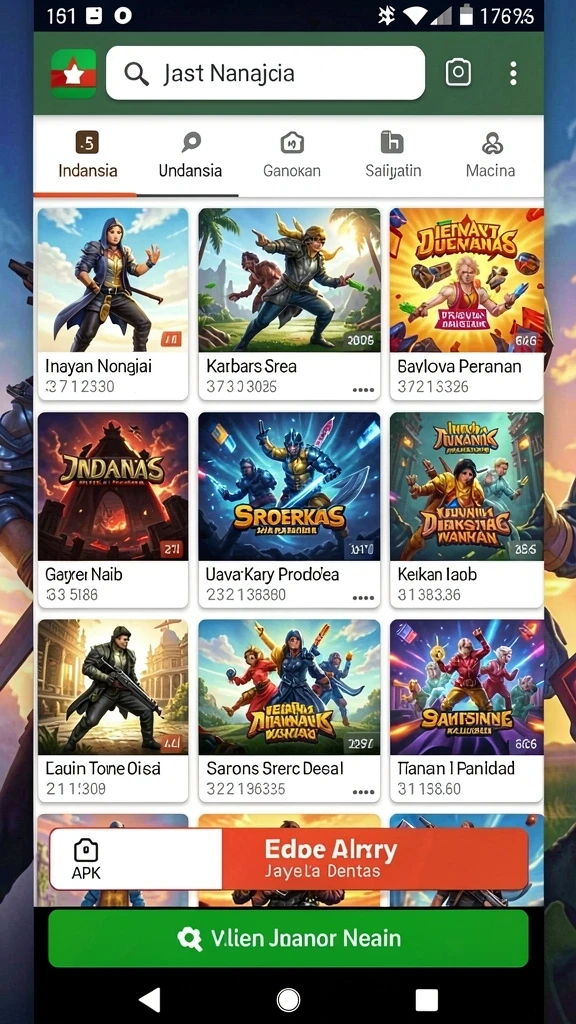 Contoh gameplay seru dengan tantangan menarik.