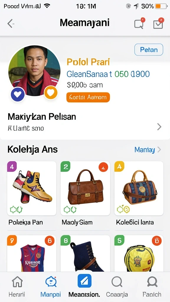 Screenshot menampilkan karakter utama yang sedang beraksi.