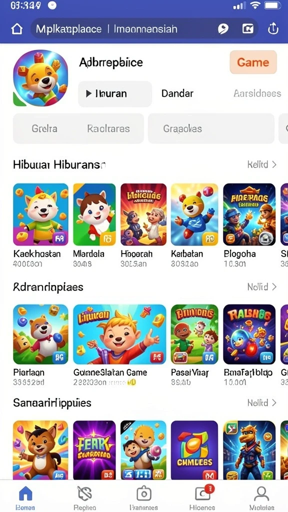 Screenshot menunjukkan berbagai item yang bisa dikumpulkan.