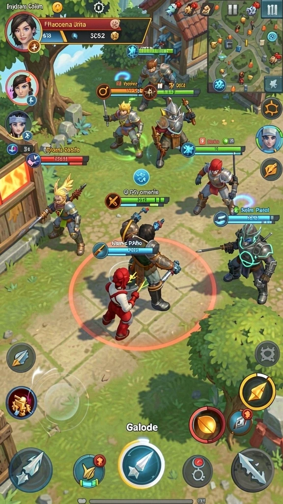 Screenshot menampilkan antarmuka permainan yang modern dan menarik.