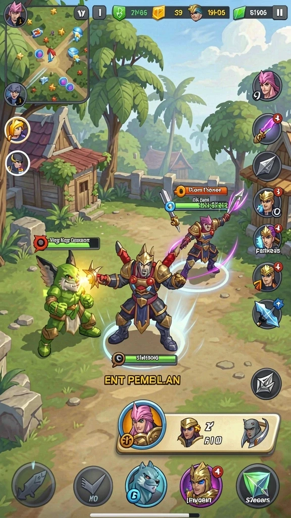 Screenshot memperlihatkan leaderboard yang menunjukkan peringkat pemain terbaik.