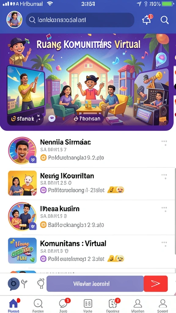 Tampilan antarmuka yang menarik dan mudah dinavigasi.