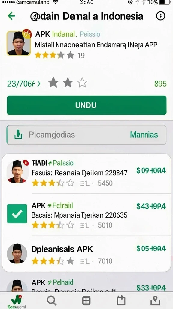 Tampilan antarmuka yang intuitif dan ramah pengguna.