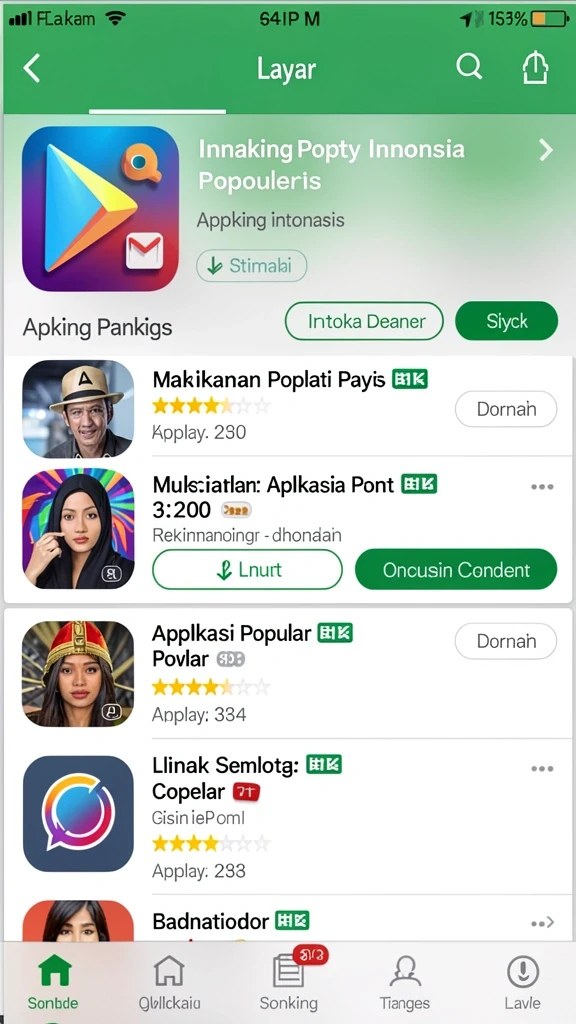 Kompetisi online yang mendebarkan dengan pemain lain.