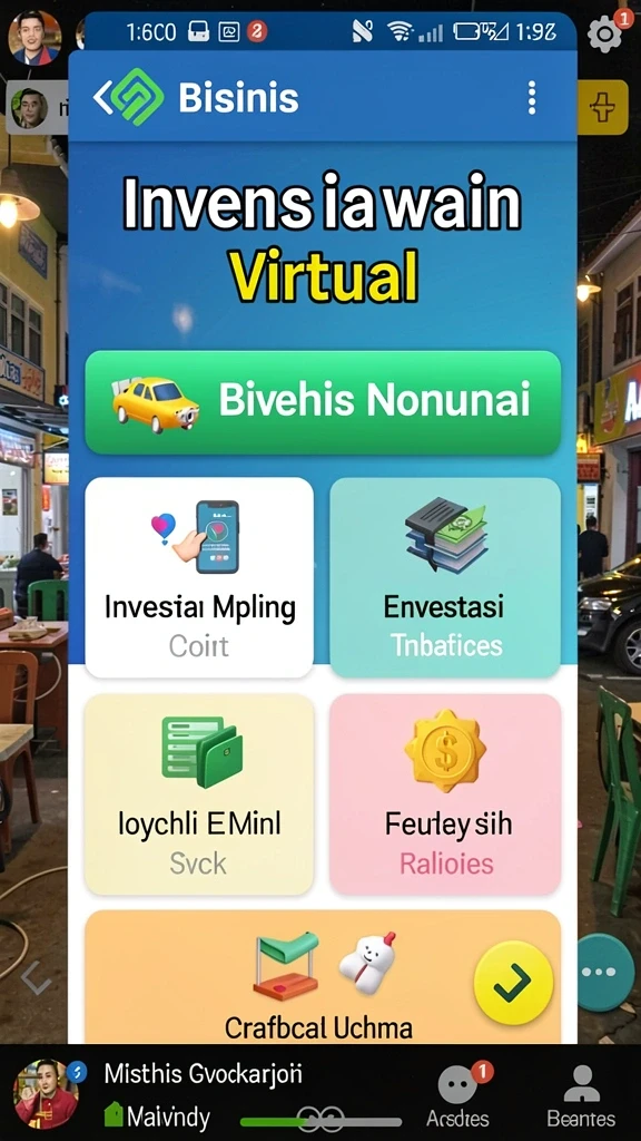 Tampilan awal permainan yang menggugah semangat.
