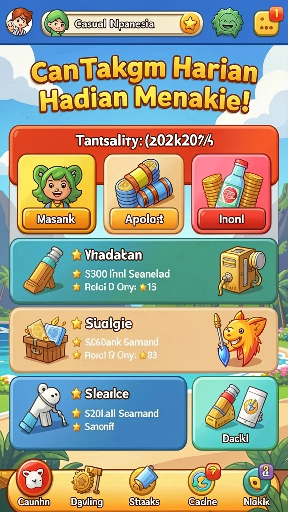 Sistem peningkatan karakter yang menarik dan mendalam.