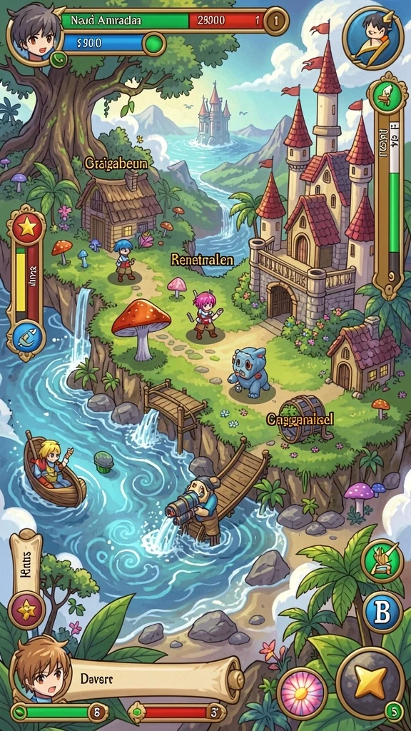 Tangkapan layar ketiga memperlihatkan karakter dengan berbagai skin menarik.