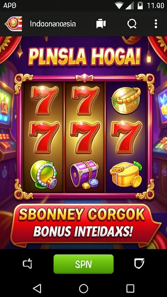 Screeenshot: Antarmuka permainan yang intuitif dan menarik.