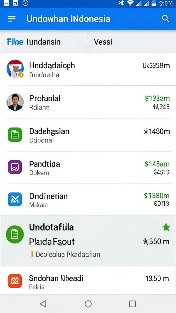 Tampilan antarmuka pengguna yang menarik dan intuitif.