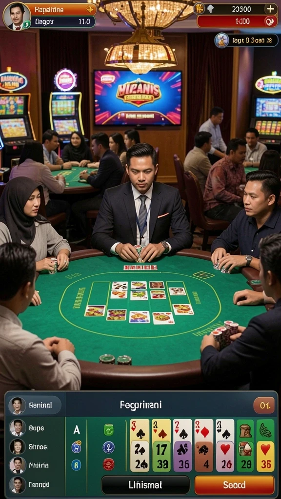 Beragam kategori permainan, dari slot hingga poker.