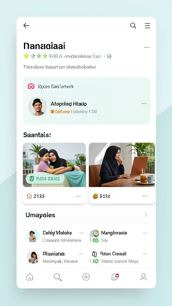Tampilan antarmuka yang ramah pengguna.