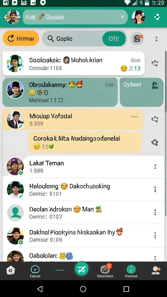 Statistik hasil keluaran yang informatif dan menarik.