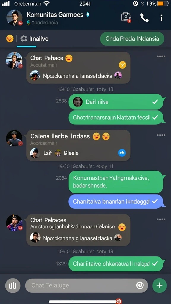 Screenshot menunjukkan antarmuka awal yang menarik.