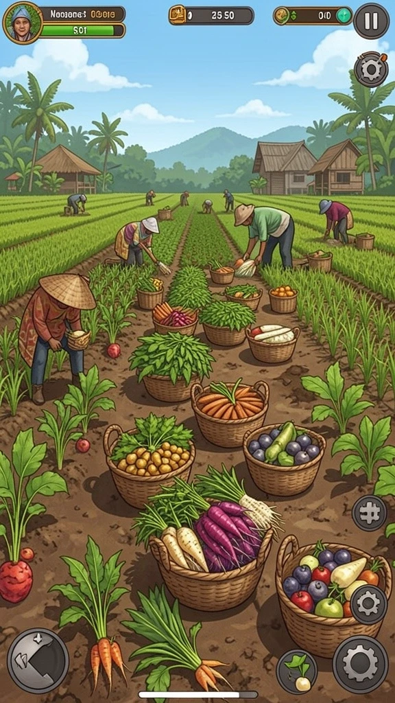 Screenshot menampilkan karakter utama dalam petualangan.